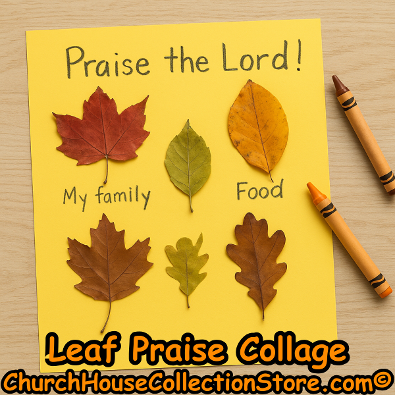 Leaf Praise The Lord Collage Bible Craft