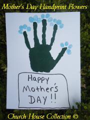 Mother's Day Handprint Flowers by Church House Collection©